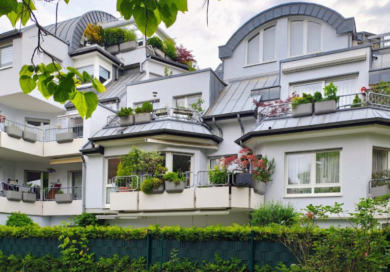 Rückansicht Balkon