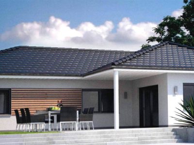 geplanter Bungalow